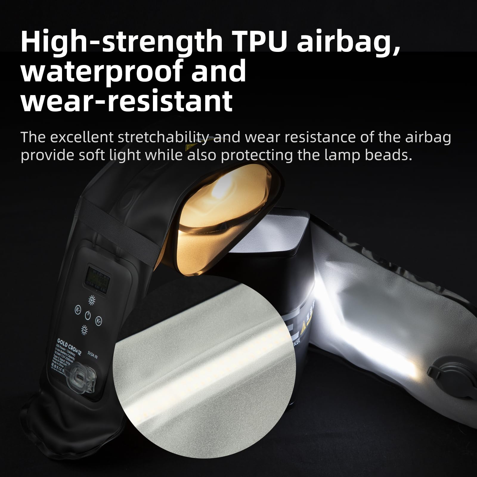 Amazon | INKEE 12W バイカラー インフレータブル LED チューブライト